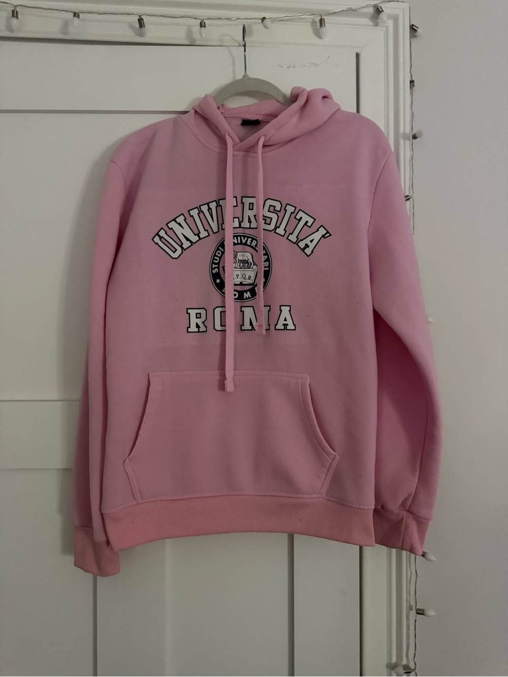 NFINITY Pink Hooded Pullover with Logo Tag